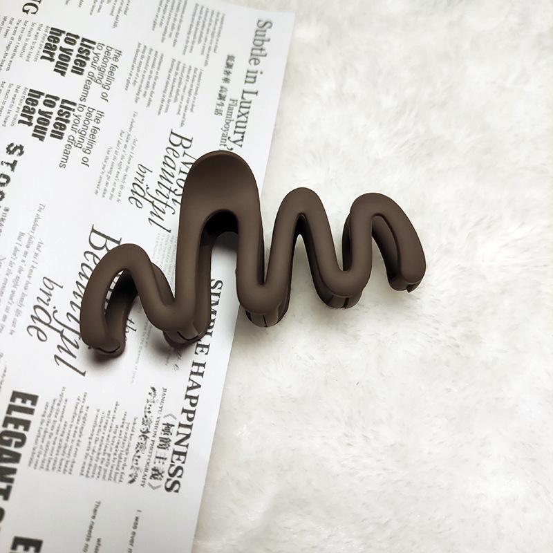 

Женская мода Акриловый зажим для волос Большая волна Заколки Зажимы для волос Барретты Аксессуары для волос Заколка для волос Хвост Головной убор