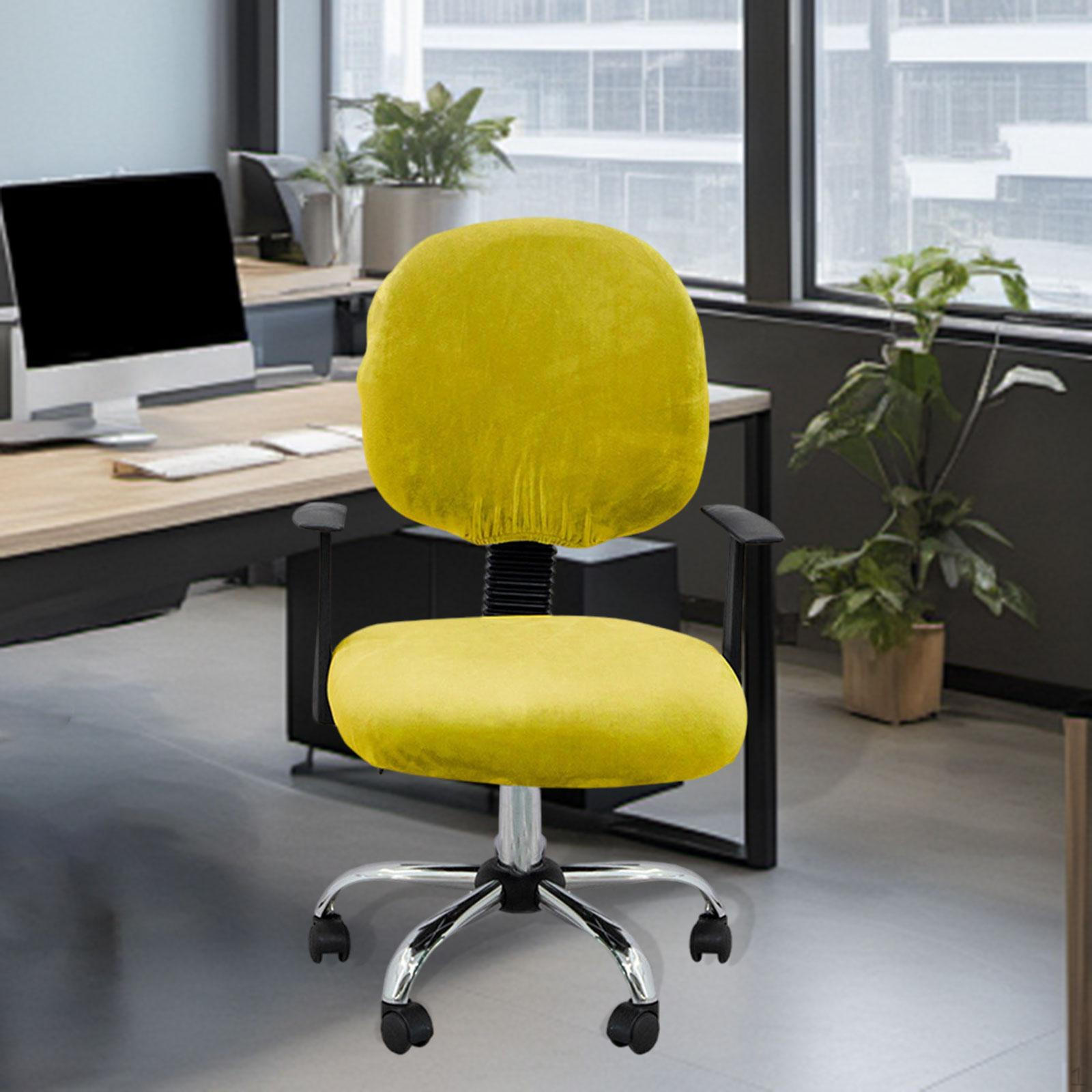 Computer Chair Cover with Removable And Stretchable Protection yellow green 980₽