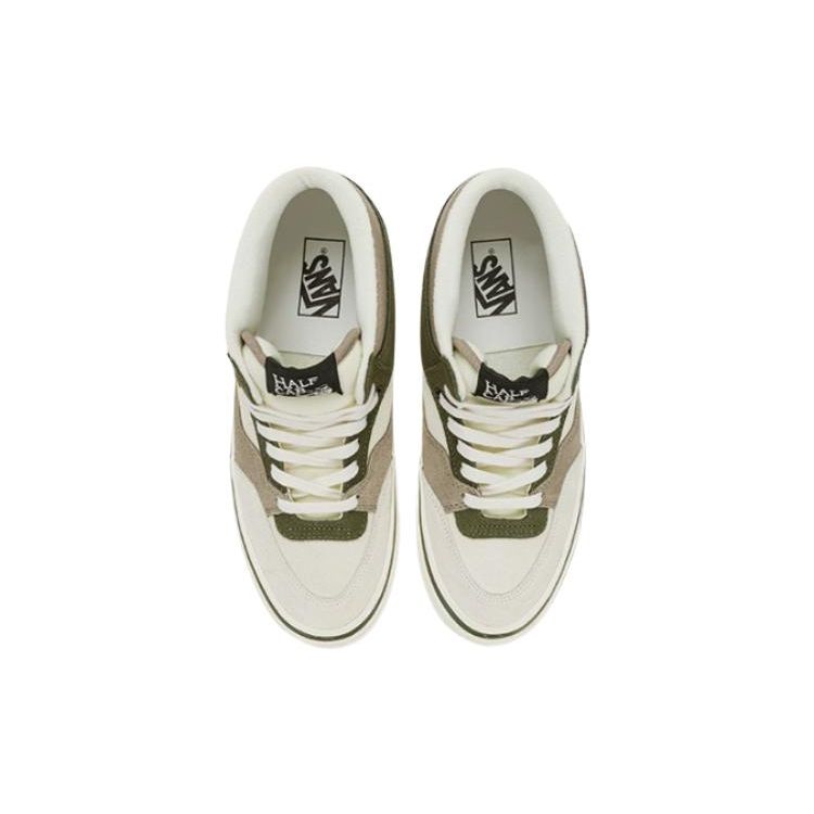 Vans Half Cab Low Top Skate Shoes Unisex Sneakers White Green VN0A5KX6YVH