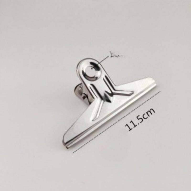 6pcs Stainless Steel Clip Food Bag Sealing Clip Reusable Heavy Duty Stainless Steel Clips Multipurpose Air Tight Seal Clip Office School  Home Kitchen