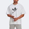 Adidas Originals Adicolor Tricot Interlock Bold T Logo Short Sleeve T-Shirt Men White Black HG1439