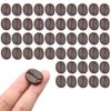 NOELAMOUR Coffee Bean Food Realistic Coffee Bean Food Cafe Display Props and Figurines 50 Samples, Models, (Matte, Pieces)