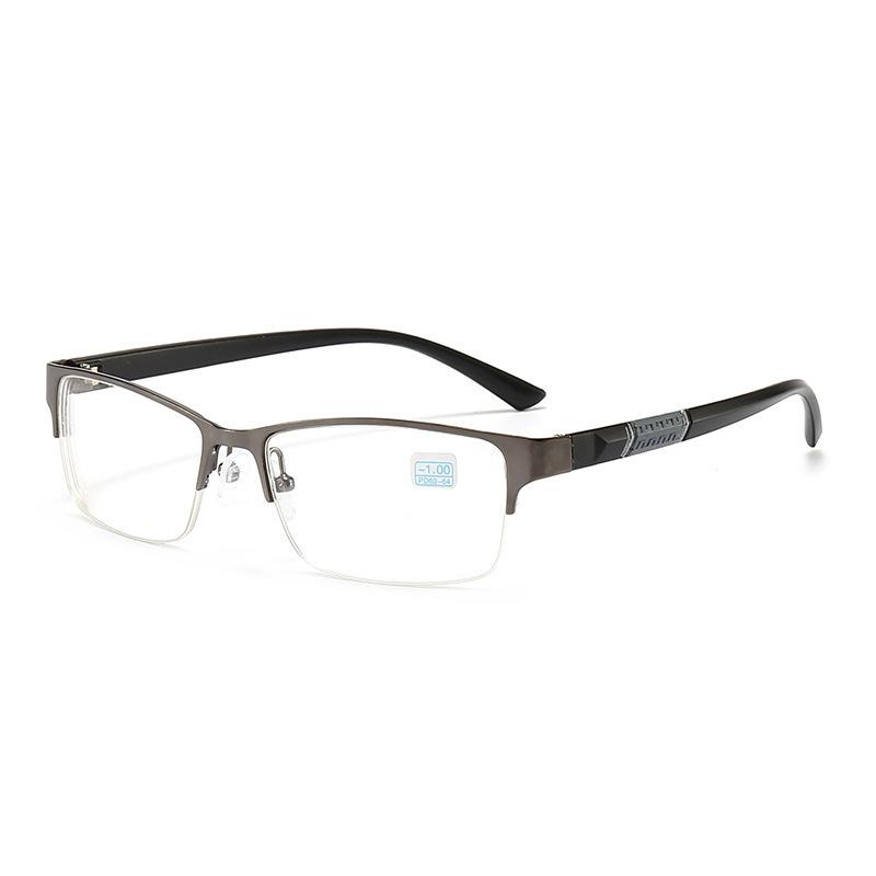 Metall Blaulichtfilter Lesebrille für Herren Business Brille Weitsichtigkeitsbrille Dioptrie +1.0 ~ +4.0