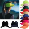 Spring And Summer Beach Sun Hat For Women New Ladies Outdoor Sports Empty Top Hat  Sun-Protection Visior