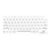 Long Nail Keyboard Cover Raised Keyboard Protector Compatible with MacBook Pro/Air Nail Art