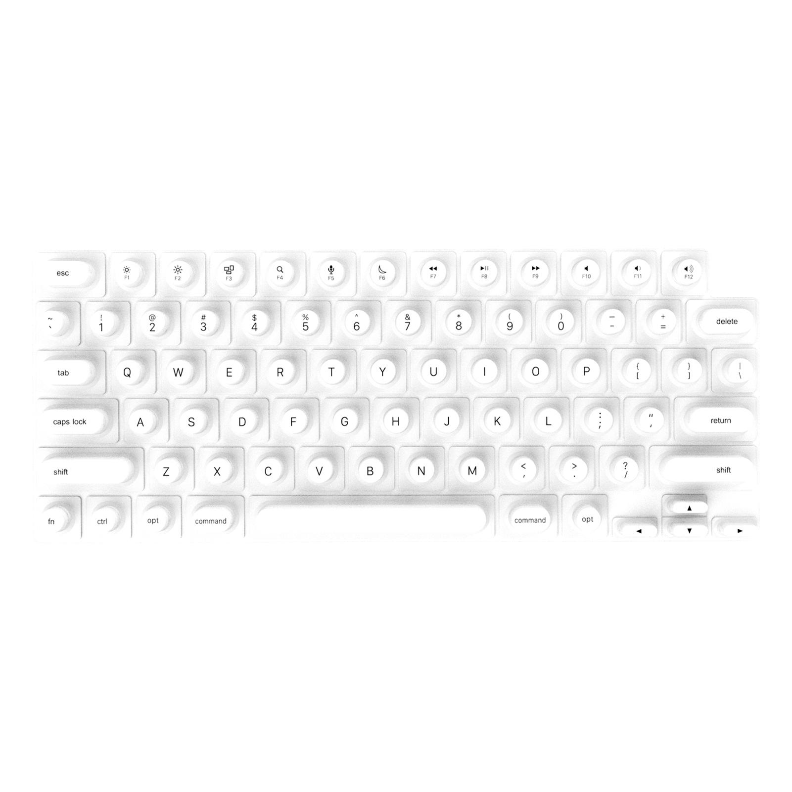 Long Nail Keyboard Cover Raised Keyboard Protector Compatible with MacBook Pro/Air Nail Art Silicone Keyboard for Office rosa