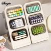1PC Tea Room Capsule Coffee Storage Box, Desktop Tea And Snack Organizing Rack, Pencil Storage Box