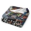 Dungeon Meshi Marcille Laios Flanelldecke Lecker im Verlies Lustige Überwurfdecke für Zuhause Hotel Sofa 200x150cm Teppichstück,