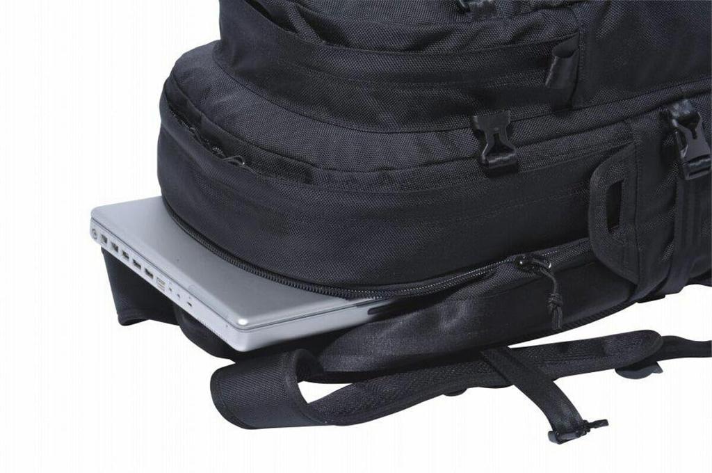 New Era FREE CARRIER PACK 1680D BLK 251, Black Carrier Pack Backpack