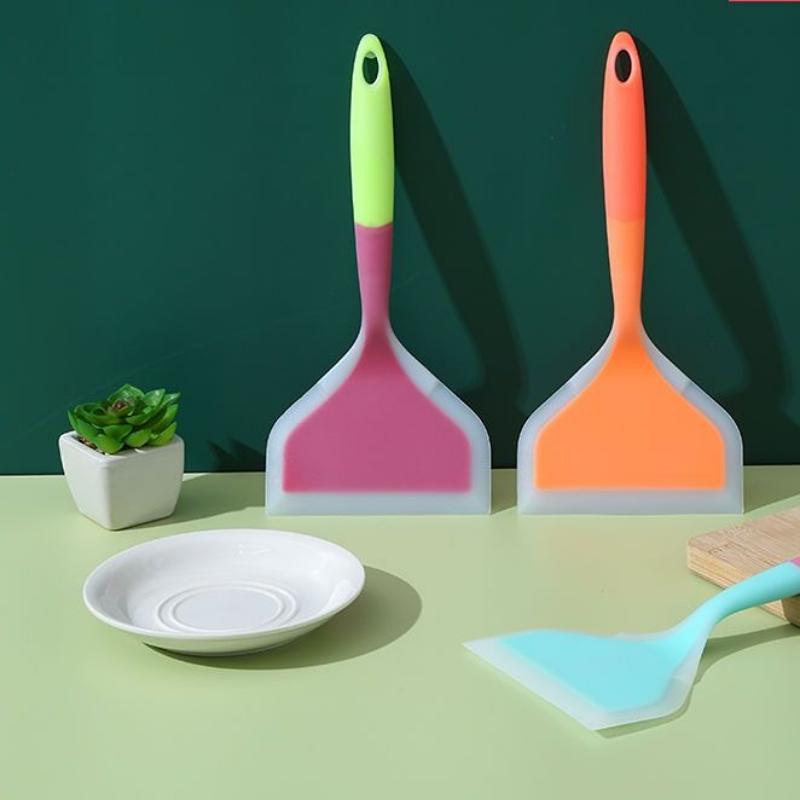 Pancake Silica Gel Spatula High-temperature Resistant Non-stick Pot Baking Spatula Kitchen Cooking Shovels Bakewares
