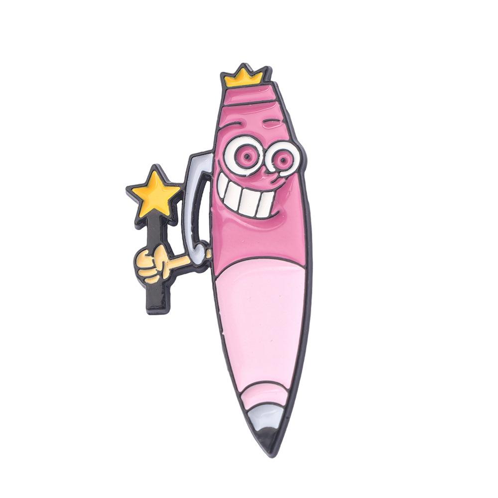 

Rebellious Family Timmy & Cosmo Fairy Dog Cartoon Brooch