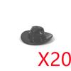 Military Building Block Accessories Soldier Figure Helmet Soviet USA British Hat Mini Brick Spike Toy Sale Goods X012