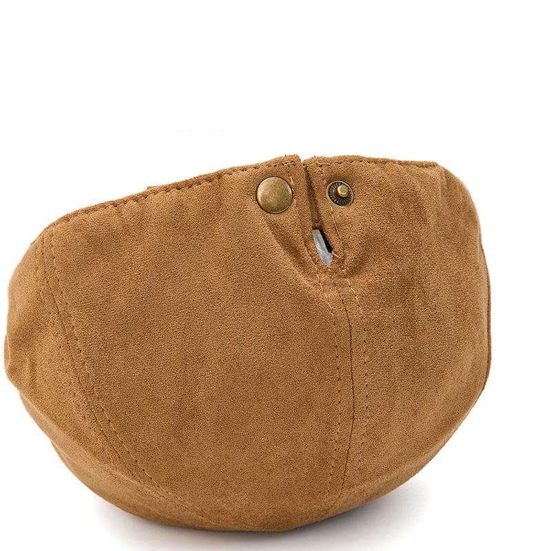 Autumn Winter Beret Men's Warm British Style Newsboy Cap Retro Paintsman Cap Women's Forward Cap