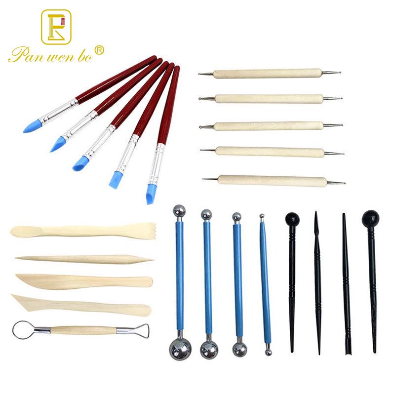

23-Piece Ultra-Light Polymer Clay Tool Set for DIY Pottery and Art