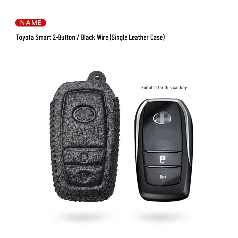 Оригинальный кожаный чехол-брелок Toyota для RAV4, Camry, Corolla, Highlander