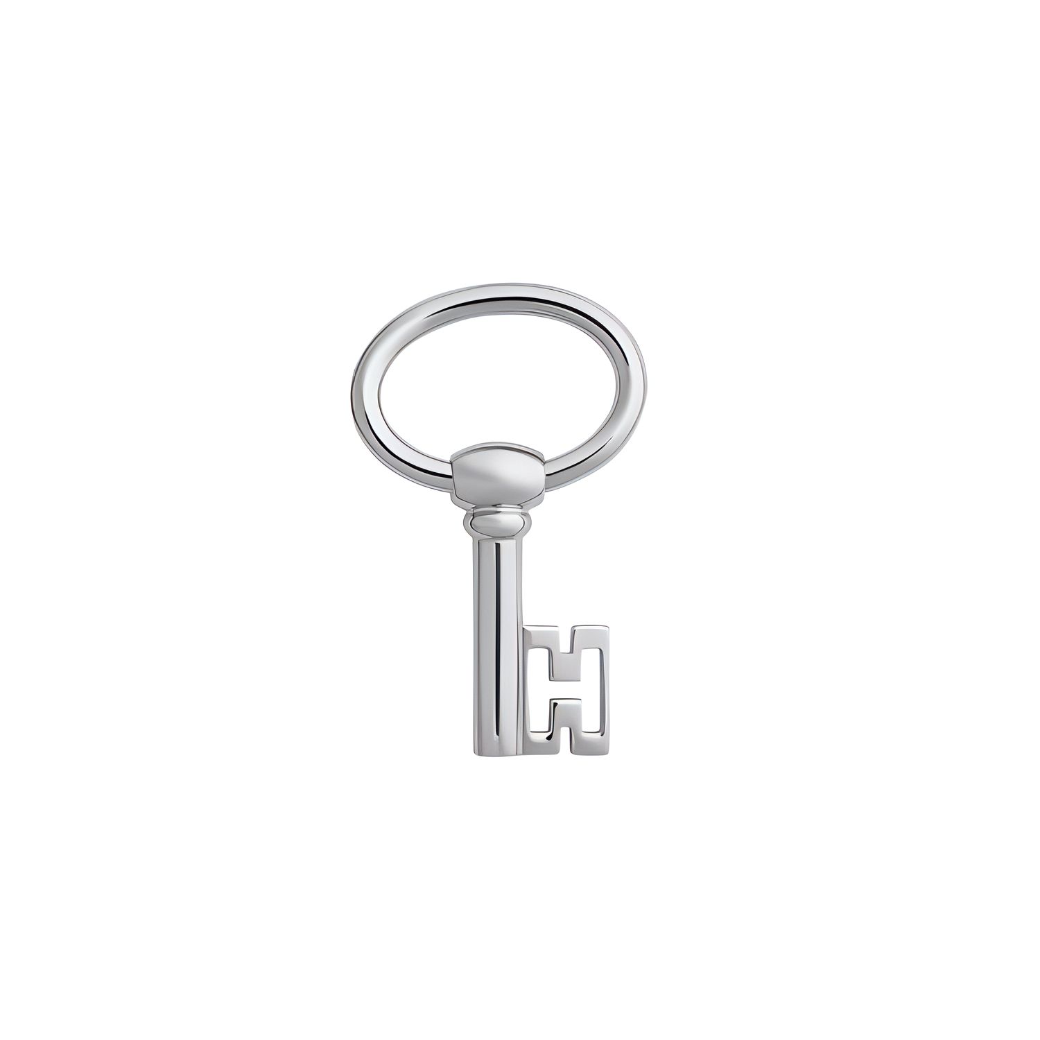 

Hermes Curiosite Cle Silver Key Pendant Women Accessories H071723FP00 Silver,F