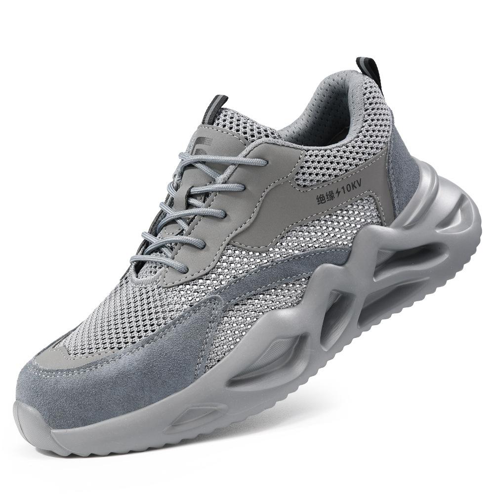 Fashion Lightweight Safety Shoes Men Women Work Shoes Steel Toe Cap Working Boots Sneakers Man Women Breathable Shoes Tactical Boots