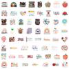 60 New Teacher Doodle Stickers DIY Decorative Notebook Skateboard Personalized Hand Note Waterproof Stickers