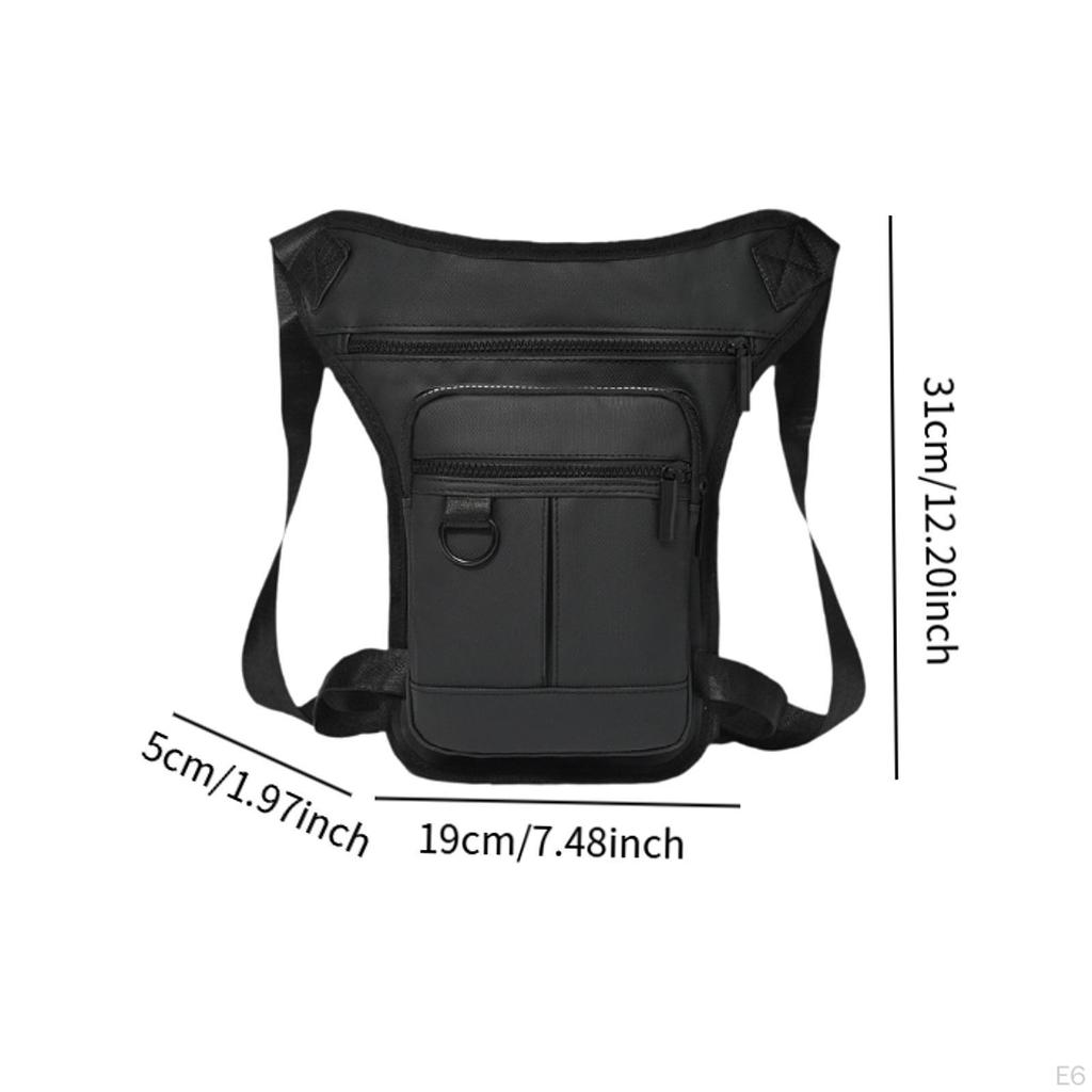 Männer Taille Tasche Hüfte Fanny Pack Motorrad Drop Bein Beutel Schulter Oberschenkel für Wandern