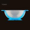 Suction Cup Bowl 3Pcs Feeding with Sensing Spoon Fork Anti Baby Training Tableware Slip Silicone Children Set for Home Use