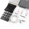 TWISTURA SIGMA Hybrid Earphones Dynamic Driver and BA Driver Aluminum Alloy OFC Silver Plated Cable Adapter Impedance Adapter Detachable Microphone