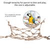 Hemp Rope Parrot Bird Climbing Net Hanging Rope Net Swing Play Rope Ladder Chew Toy (Small)