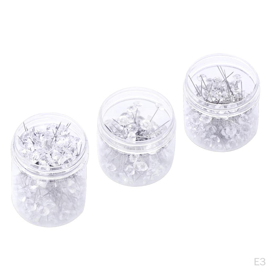 100 Sewing Pin Florist Pins Wedding Crafts - 8×52mm