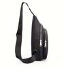 Simple and Stylish Versatile Shoulder Bag, Retro Crossbody Bag, Unisex, Multi-layer Large Capacity Suitable for Commuting Sports