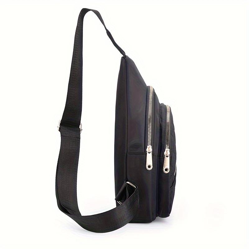 Simple and Stylish Versatile Shoulder Bag, Retro Crossbody Bag, Unisex, Multi-layer Large Capacity Suitable for Commuting Sports