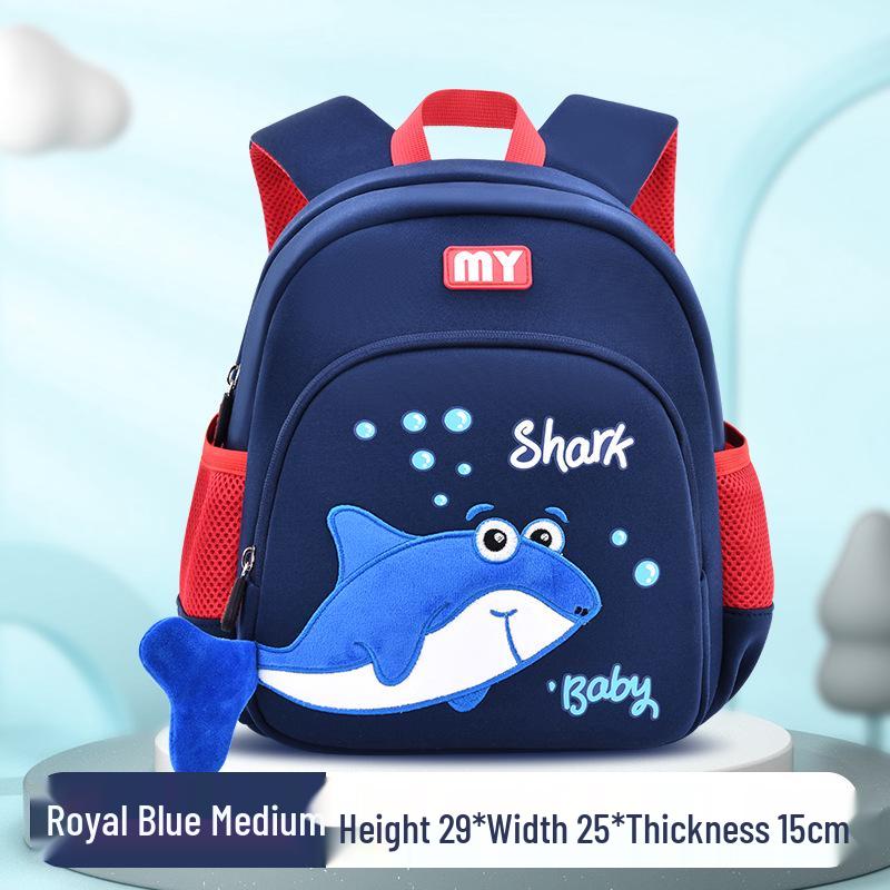 Neoprene Cartoon Whale Anti-Lost Backpack for 4-Year-Olds