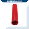 Single 12" Long 225" 4-Ply ID Car Straight Coupler Silicone Hose Pipe Tube Red