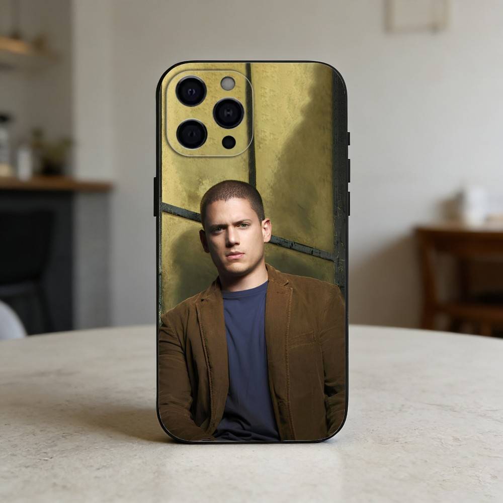 Prison Break TV Series Phone Case Silicone Black Soft For IPhone 17,16,15,14,13,12,11,SE,Plus Pro Max