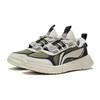Li Ning Youth  Childrens Sports Trend Shock Absorbing Lightweight Non-Slip Anti-Kick Casual Shoes Kids Casual Shoes Gray Green YKCS192-43