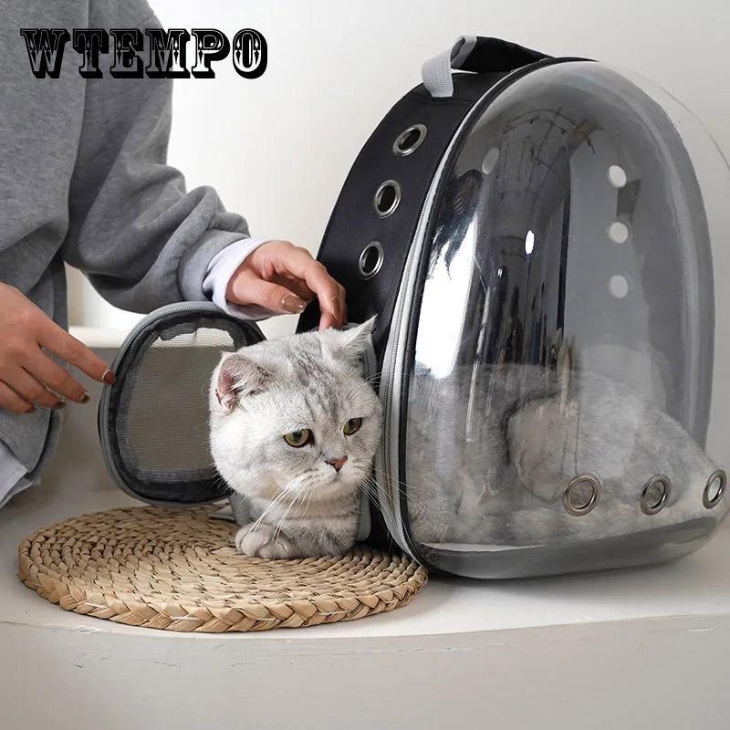 Cat Carrier Bag Space Capsule Backpack Go Out Portable Pet Bag Cat Transparent Backpack Dog Bag Pet Supplies