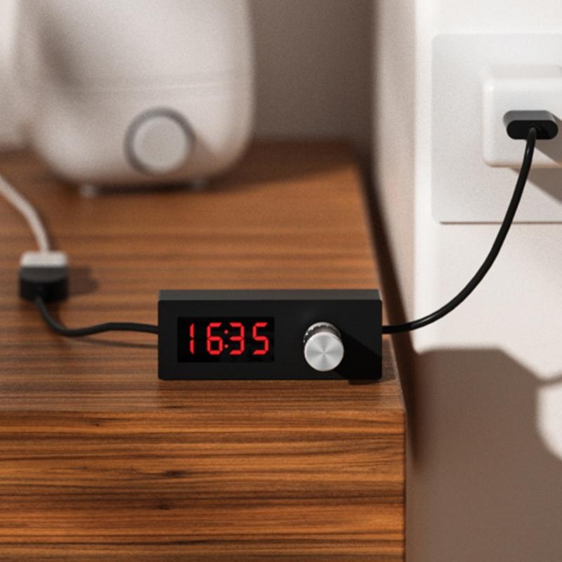 Digital Display USB Timer Power Off Switching Cable Adjustable Countdown From 5 Minutes To 24 Hours 55 Minutes