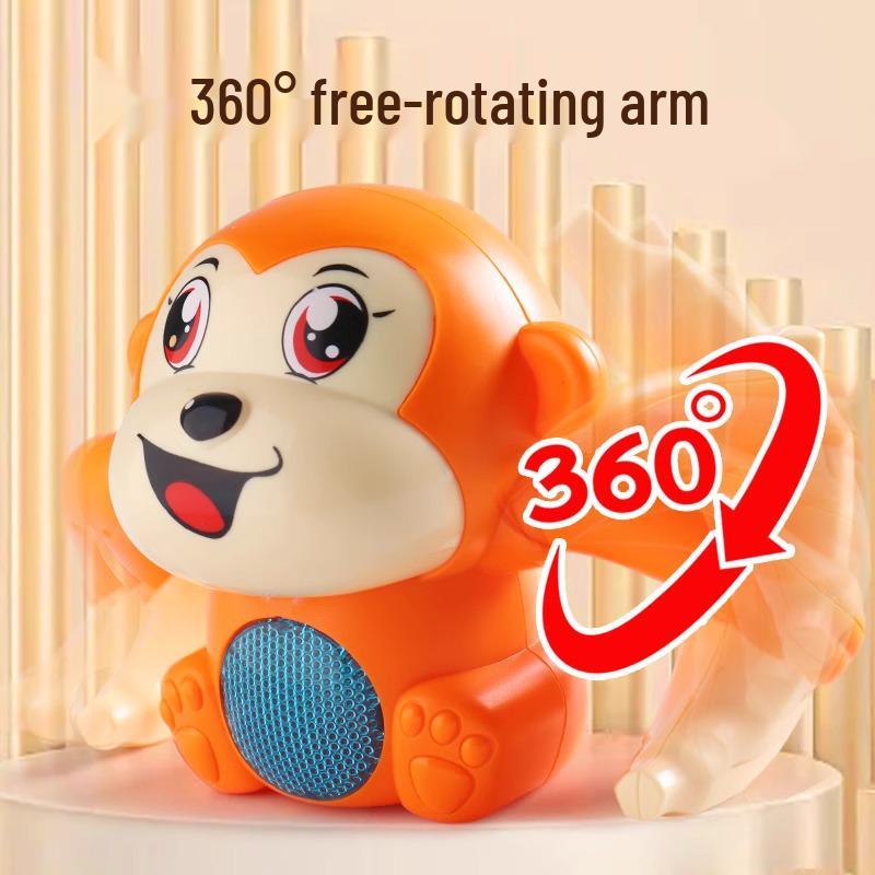 Children's Sound-Controlled Singing Luminous Tumbling Monkey Toy
