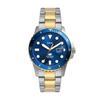 FOSSIL BLUE DIVE Three-Hand Date Two-Tone Stainless Steel Watch