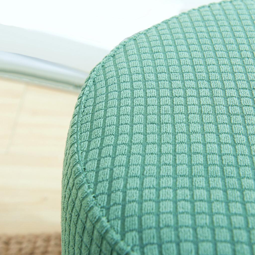 Stretchable Slipcover Ottoman Furniture Protector for Round Couch Sofa Home Decor