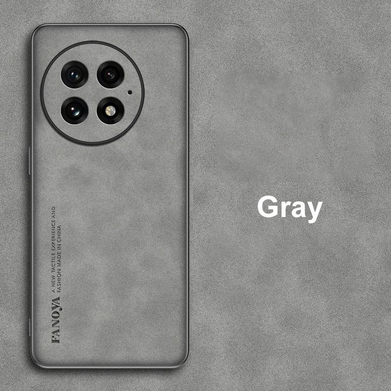 For OnePlus 13 Case Luxury PU Leather Phone Case For One Plus 13 5G OnePlus13 Back Cover Matte Silicone Shockproof Protection