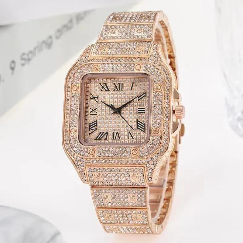 2025 Fashion Watches for Men Women Iced Out Watch Man Luxury Diamond Watch Unisex Quartz Wristwatches Relojes Para Hombres