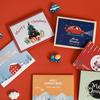 1/10PCS Envelopes Paper New Years Winter Holiday Merry Christmas Greeting Card Set Xmas Gifts Cards