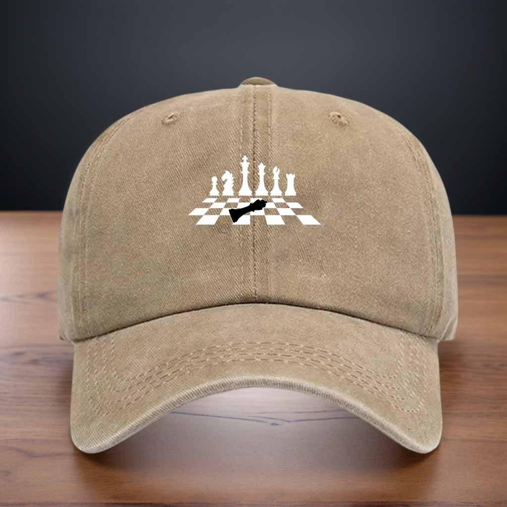Cappellino da Baseball con Fantasia a Scacchi Stampa Cappellino con Visiera per Tempo Libero e Intrattenimento Cappellino da Driver per Sport all'Aperto