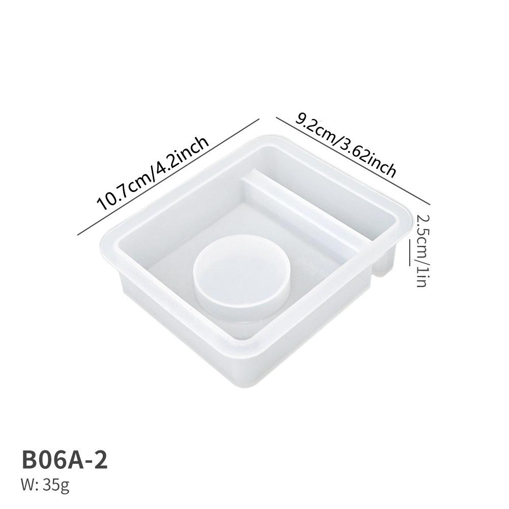 Christmas Series Candle Holder Silicone Mold DIY Snowman Elk House Candlestick Ornament Resin Mould 3D Gypsum Crafts Home Decor