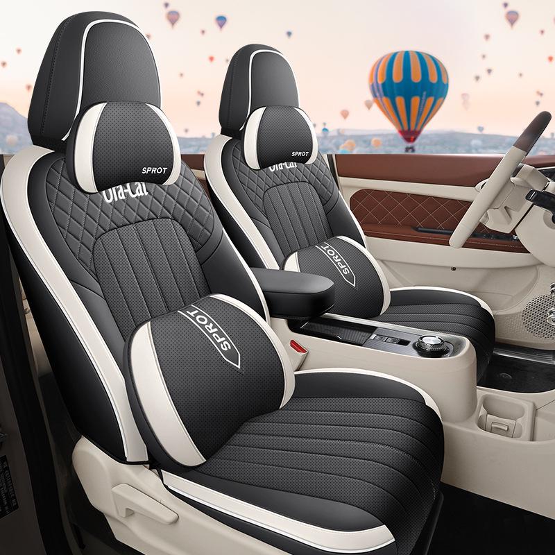 2022 ORA Good Cat Cartoon Car Seat Cover: Full Coverage, One-Piece Design