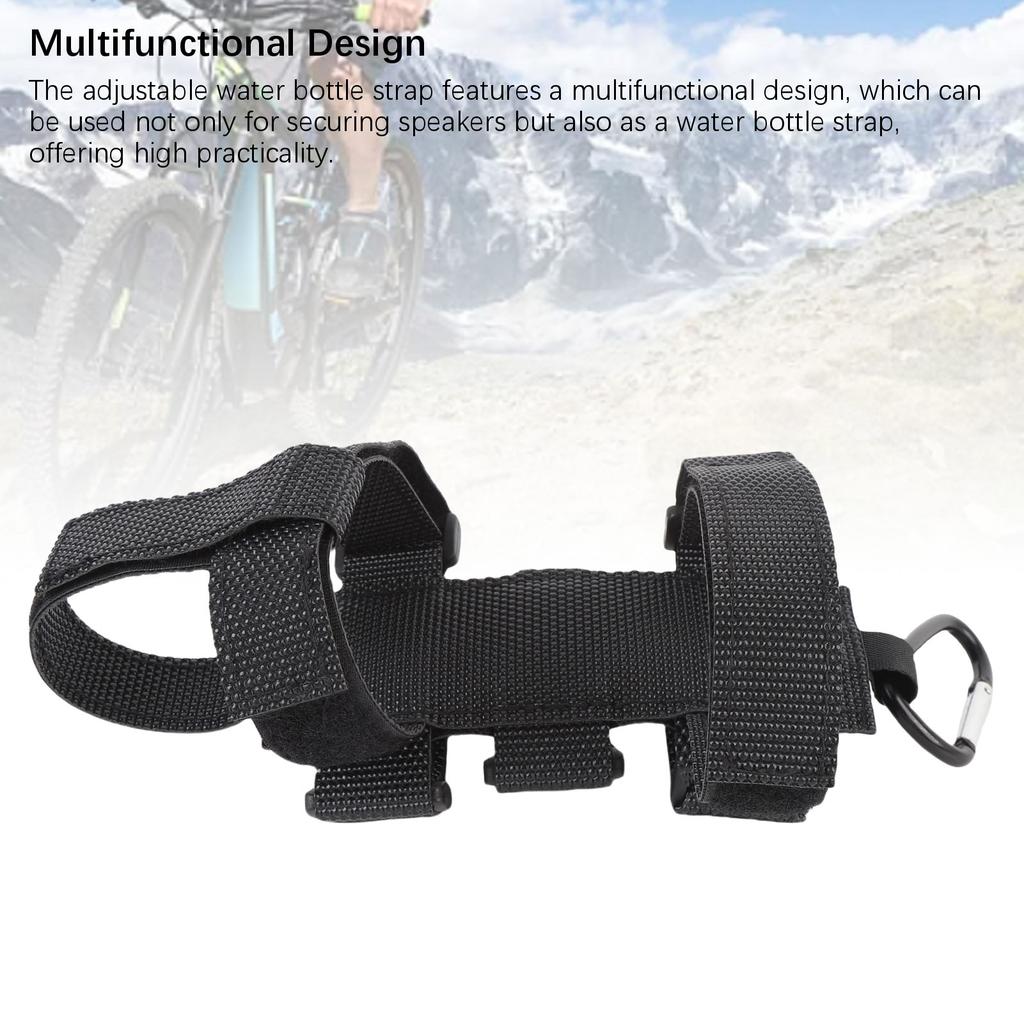 Bike Bluetooth Speaker Mount Portable Speaker Mount Adjustable Strap Bracket Holder for Mountain Bike Large