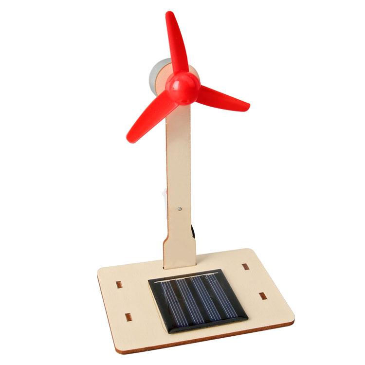 Technology Small Production DIY Solar Windmill Primary School Puzzle Science Experiment STEM Science And Technology Toy Materials