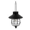 1pc Yard Solar Hanging Light Decorative Light Villa Hanging Light (Black)
