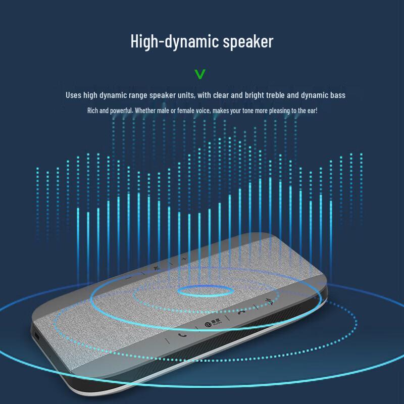Huidu M610W Wireless Omnidirectional Conference Microphone (CN version)