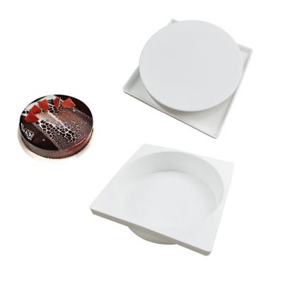 Round Cake Mould Silicone Mousse Right Angle Cylindrical Mould 8 Inch Round