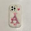 Autumn and Winter Plush Butterfly Flower Mobile Phone Case for Apple 16PROMAX Trend 15 Fine Holes 12 Letters Bracket 11